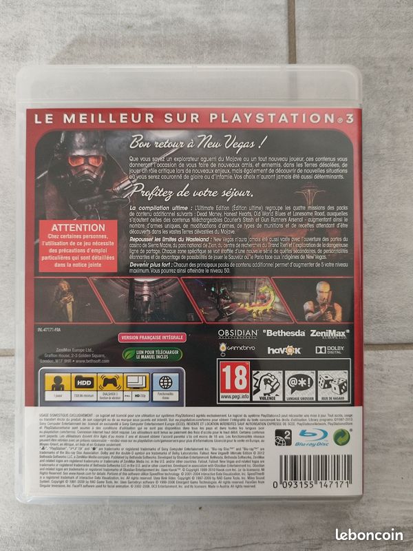 Fallout New Vegas Ultimate + Guide PS3 (image 3)