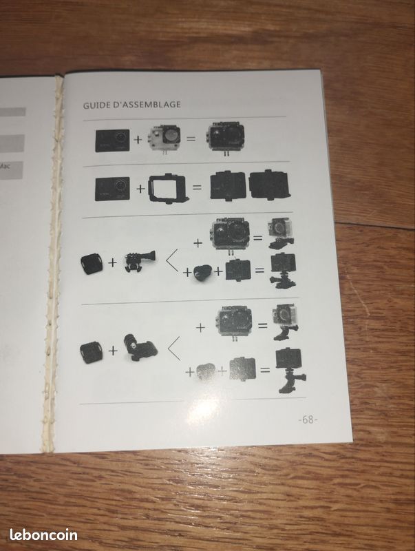GoPro avec carte SD et harnais (image 3)