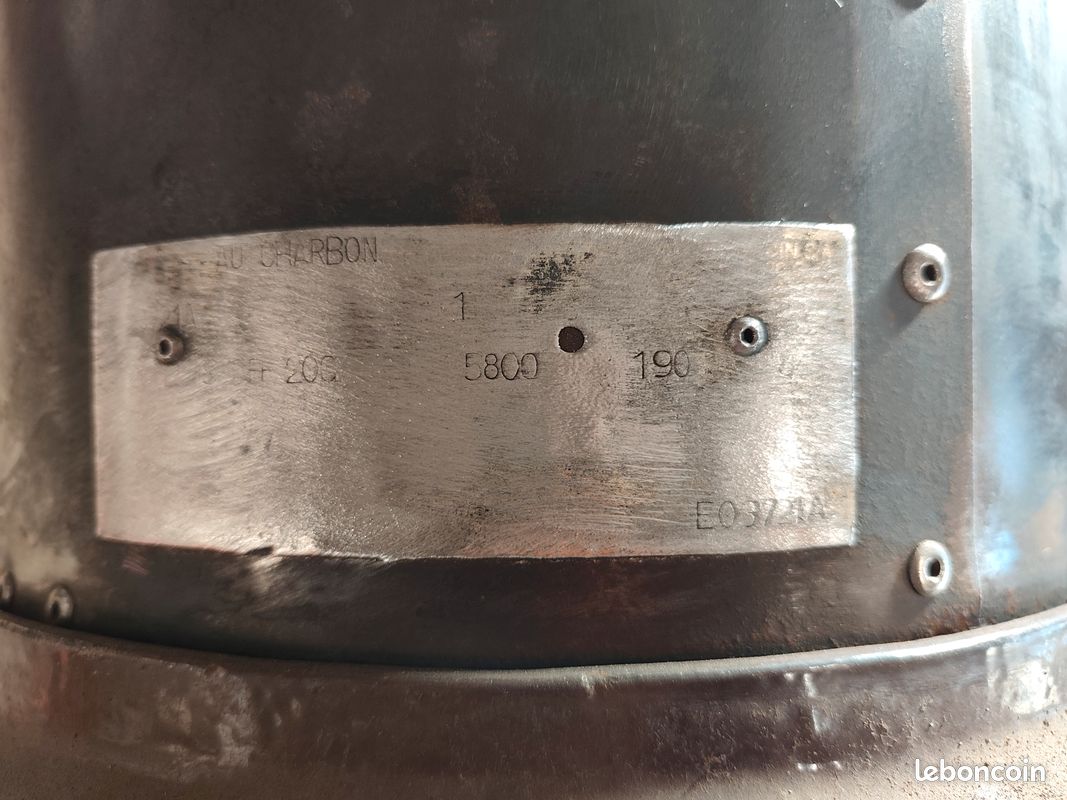 Godin 3721A Poêle à bois et/ou charbon Marron BON ETAT sortie125mm 5,8kw (image 6)