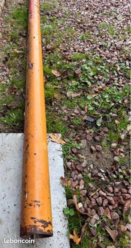 Tuyau en métal de 6 mètres 6 cm (image 3)