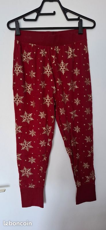 Bas de pyjama rouge (image 1)