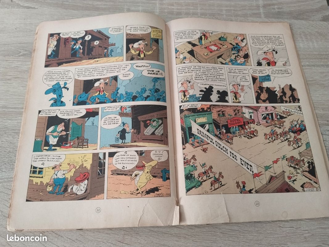 Lucky Luke les rivaux de Painful Gulch EO 1962 (image 7)