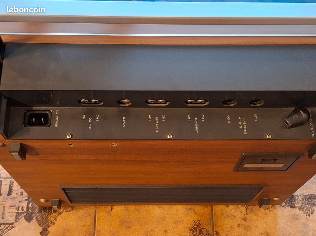 MAGNÉTOPHONE 4 PISTES Revox B77 années 70 vintage magnétophone à bande