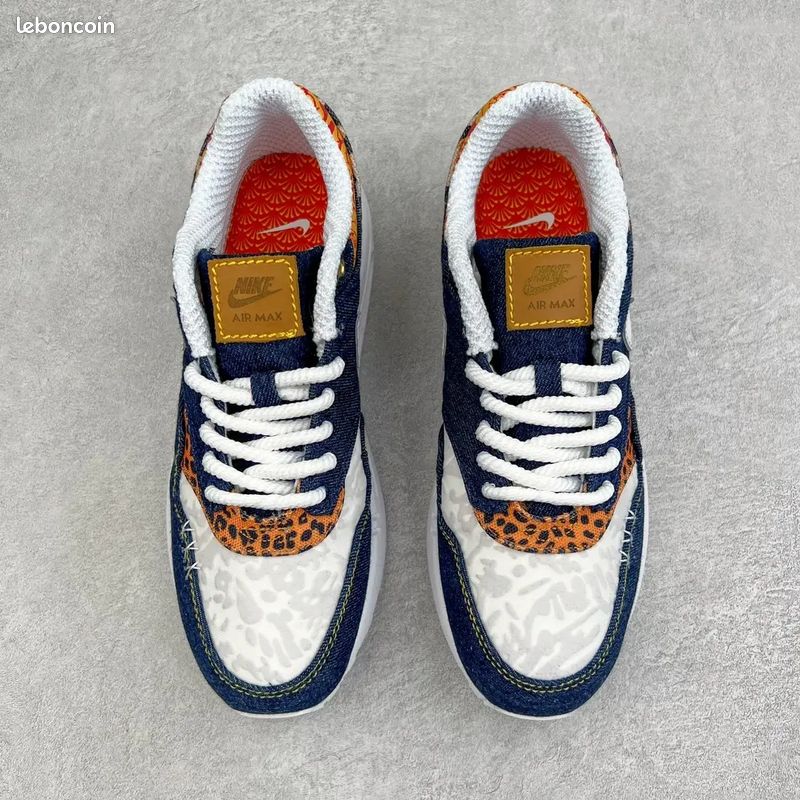 Nike air max 1 plus ( denim léopard) (image 2)