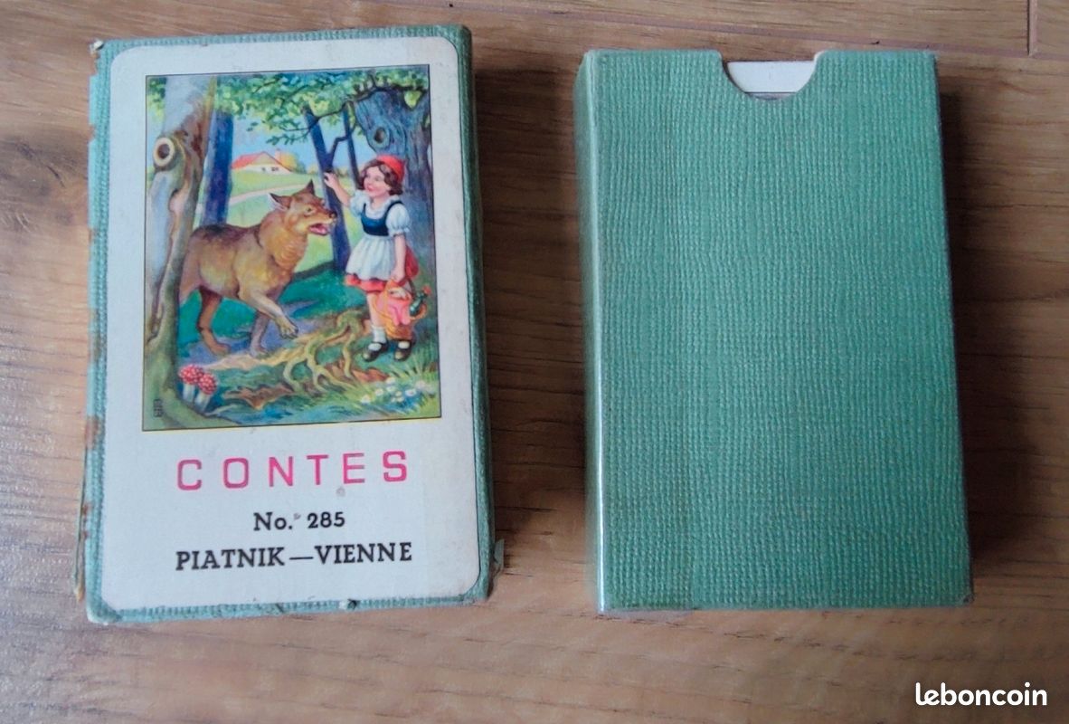 Jeu De 7 Familles Ancien : Les 7 Contes De Perrault - Jeu De Cartes Vintage