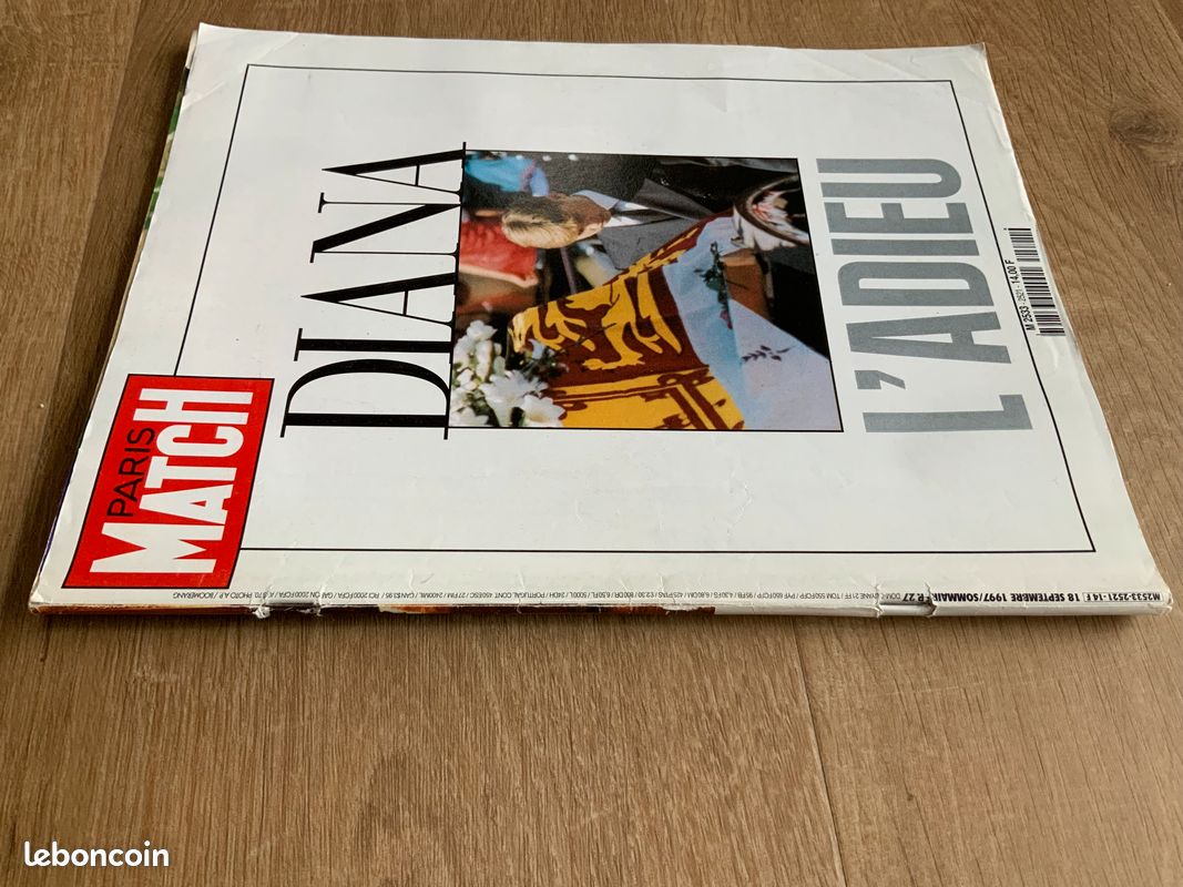 Magasine Paris Match Diana l’adieu (image 16)