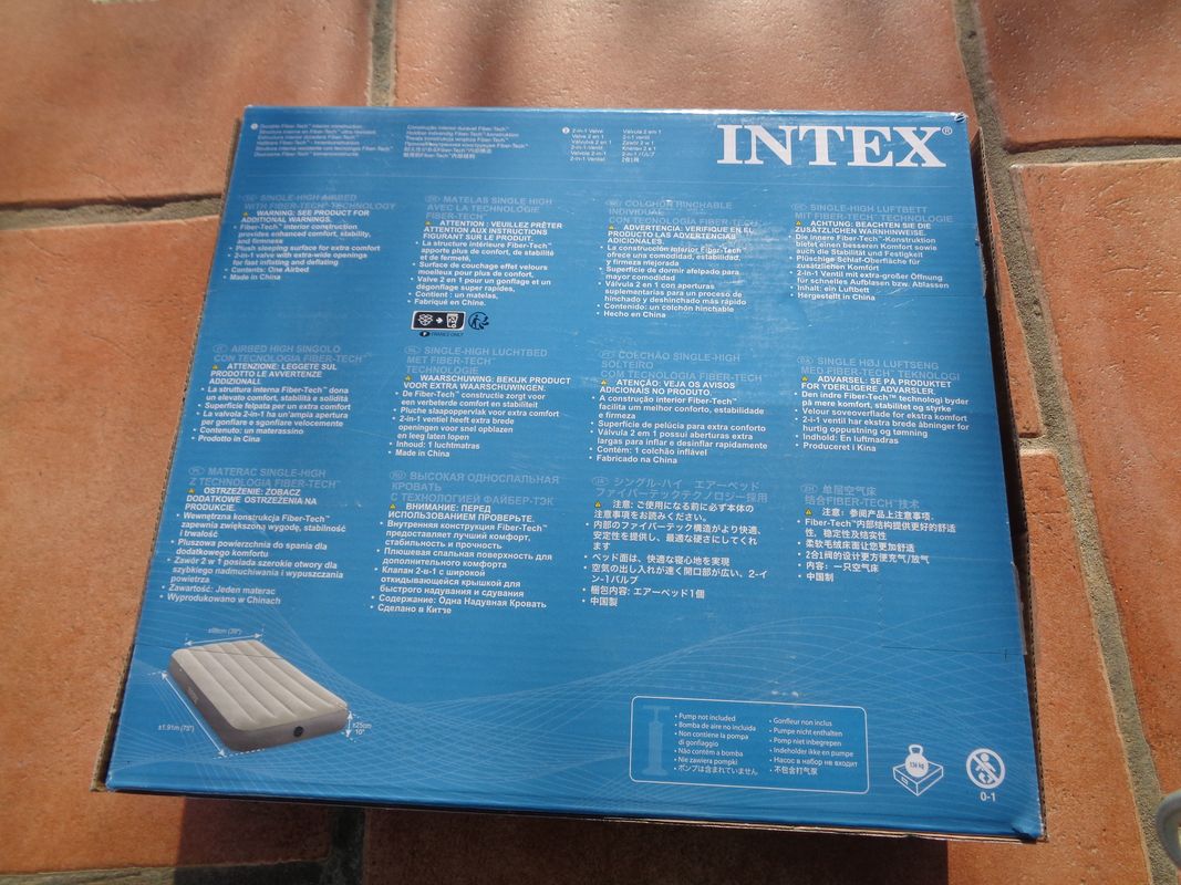 Matelas gonflable Single High 1 personne INTEX