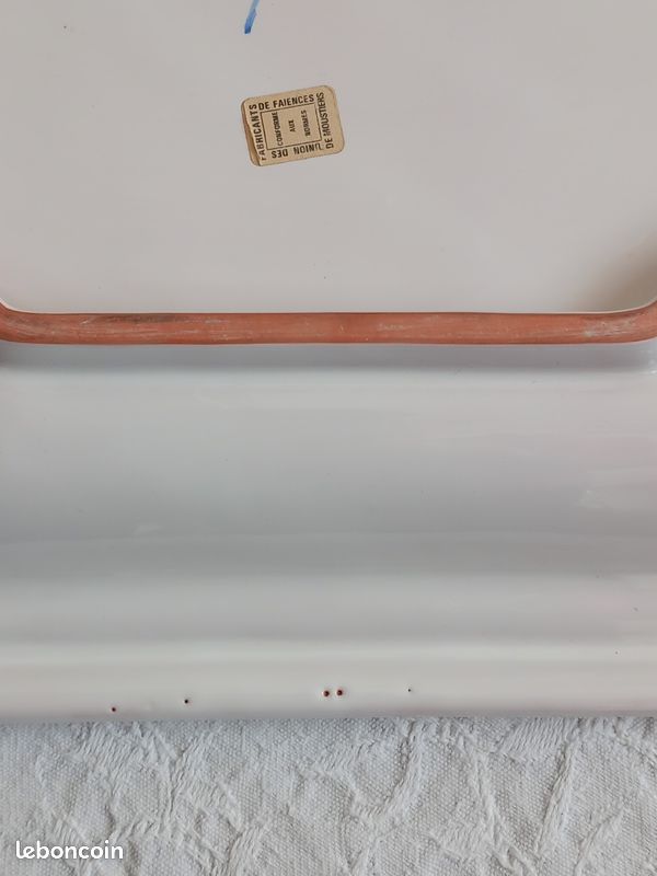Dessous De Plat Octogonaux Moustiers – Atelier Lallier – Céramique Multicouleur – Années 1980