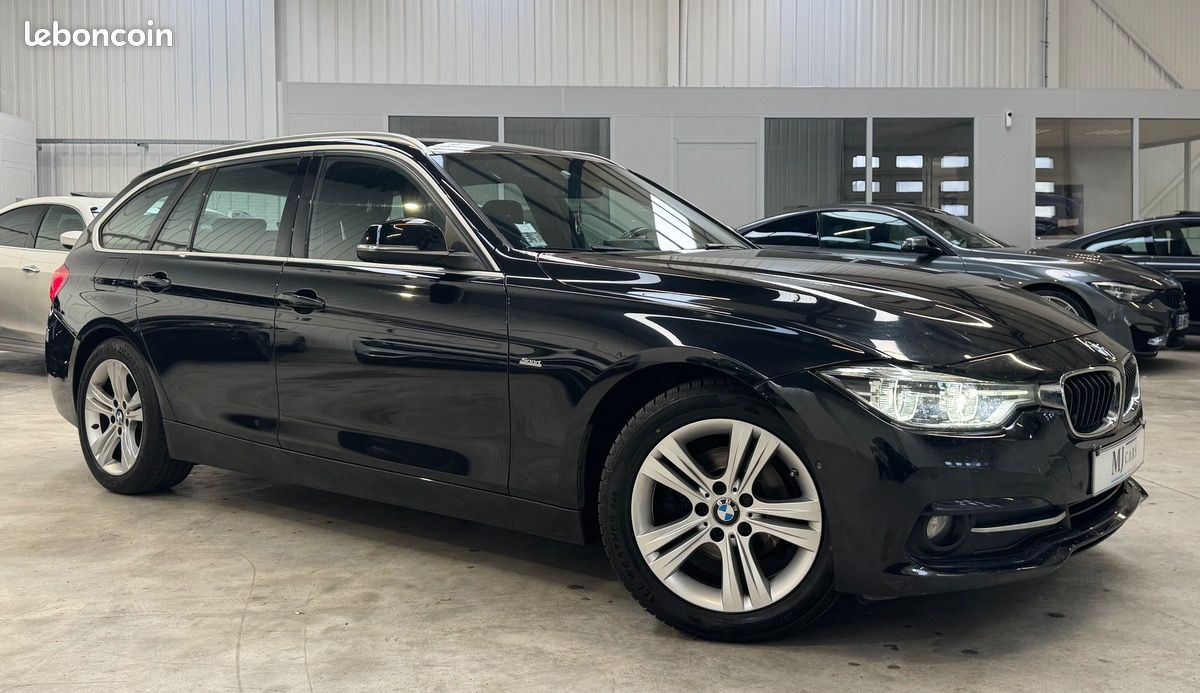 Bmw Série 3 Touring (F31) LCI 316d 116ch Sport Line BVA8 / HUD / Hayon Élec / Caméra / Suivi Complet (image 3)