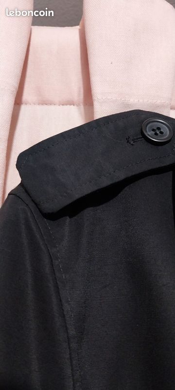 Trench homme noir 44/46 (image 7)
