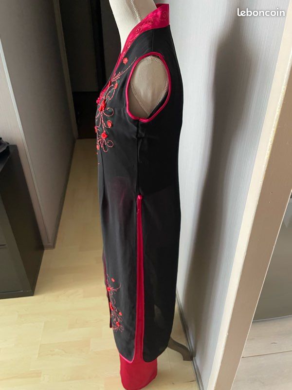 Ensemble tunique et pantalon bleu