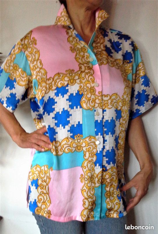 Chemise / chemisier en 100% soie (image 1)