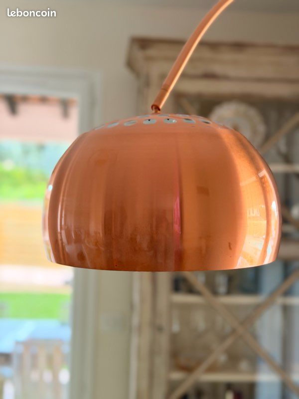 Lampadaire Arc en cuivre (image 1)