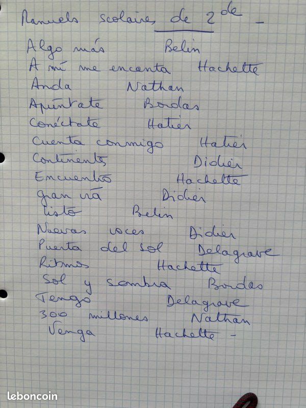 Manuels d’espagnol Lycee gratuits de ma bibliothèque professionnelle (image 2)