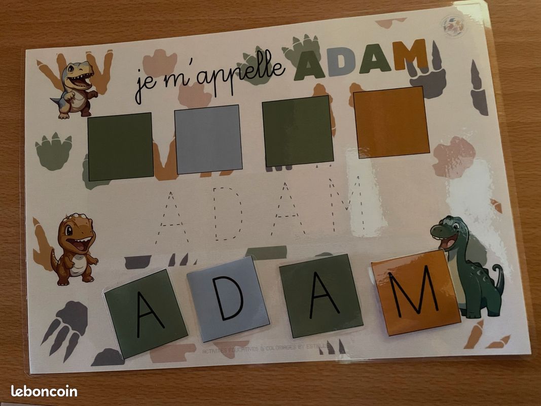 Affiche apprendre écrire son prénom (image 4)