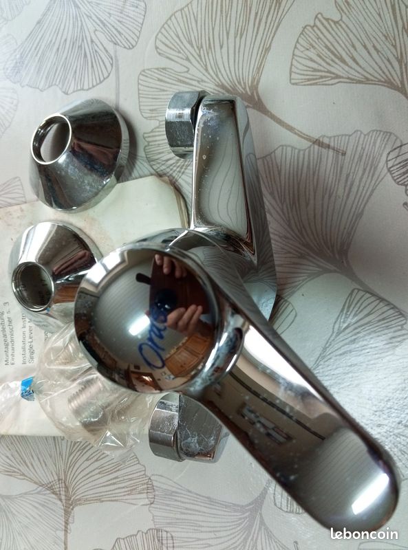 Robinet Brise-jet Vintage SEGUIN SEG 1950 – Chromé, Art Déco, Jamais Monté, Français