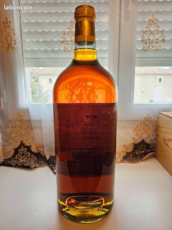 Château d’Yquem 1989 – Jéroboam 5 L – Caisse bois d’origine – Pièce rare (image 4)