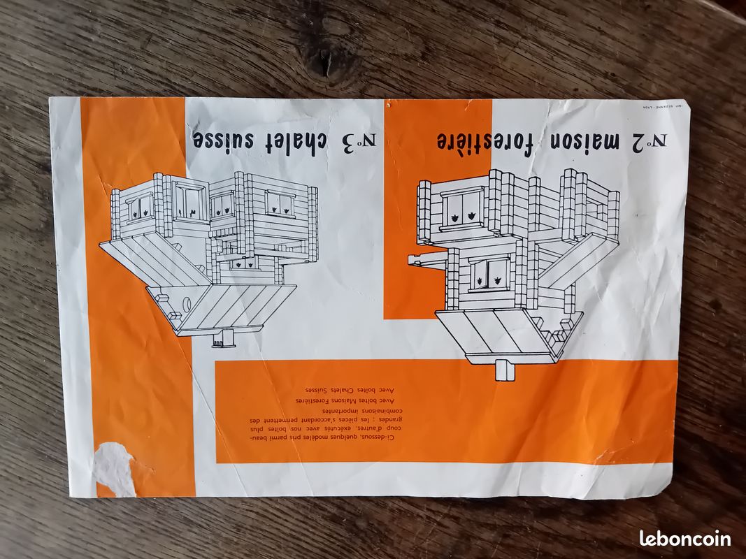 Jeu De Constructon Forestère Baby De Jeujura. Vntage | Coffre à