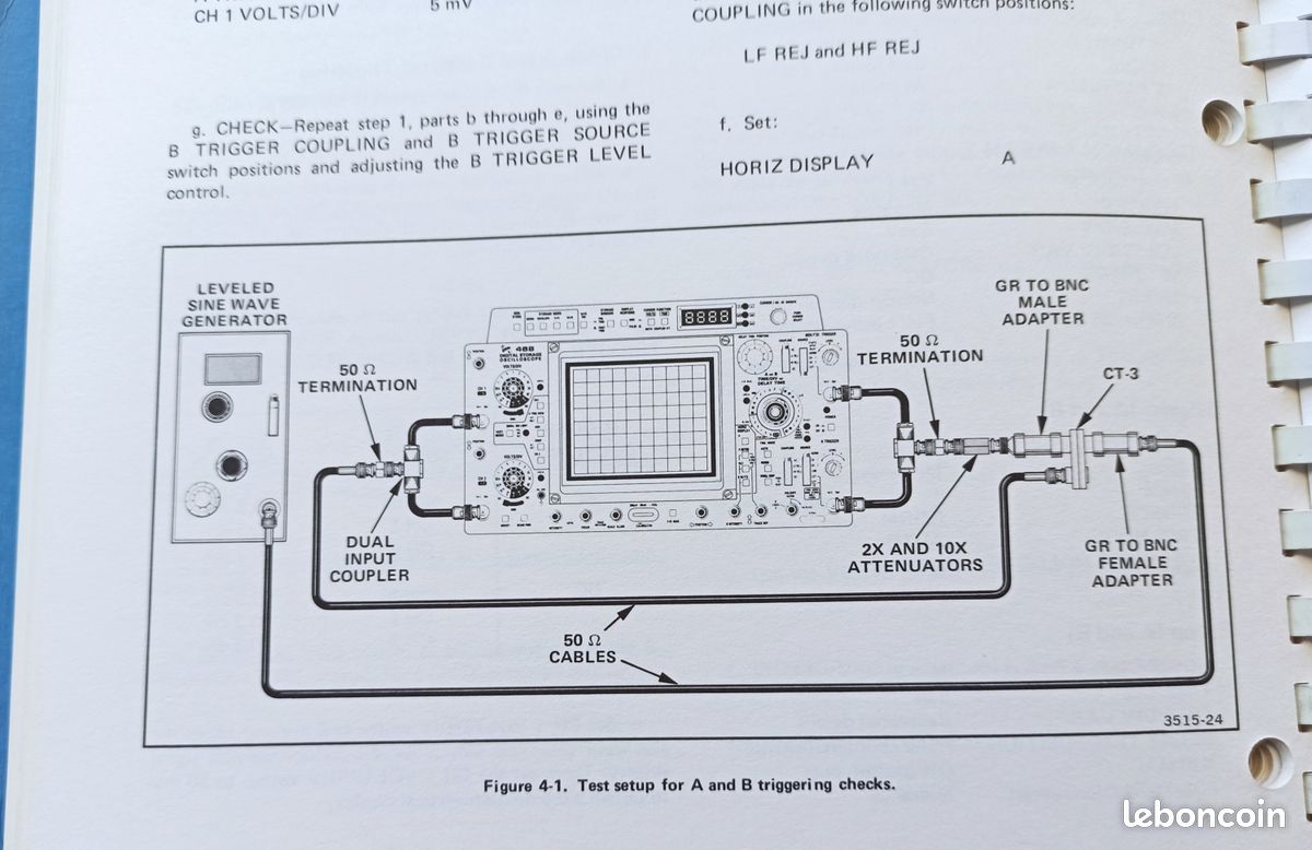 468 Tektronix oscilloscope Service Volume 1 (image 2)