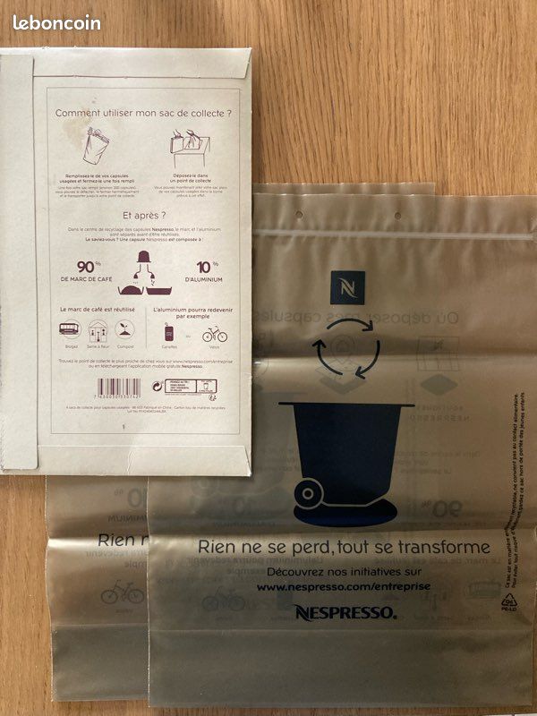 Café Nespresso Sac Recyclage Sac Capsules Nespresso