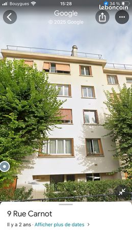 Appartement 49 m2 deux chambres 3 pièce à louer à Maisons-Alfort proximité RE et métro