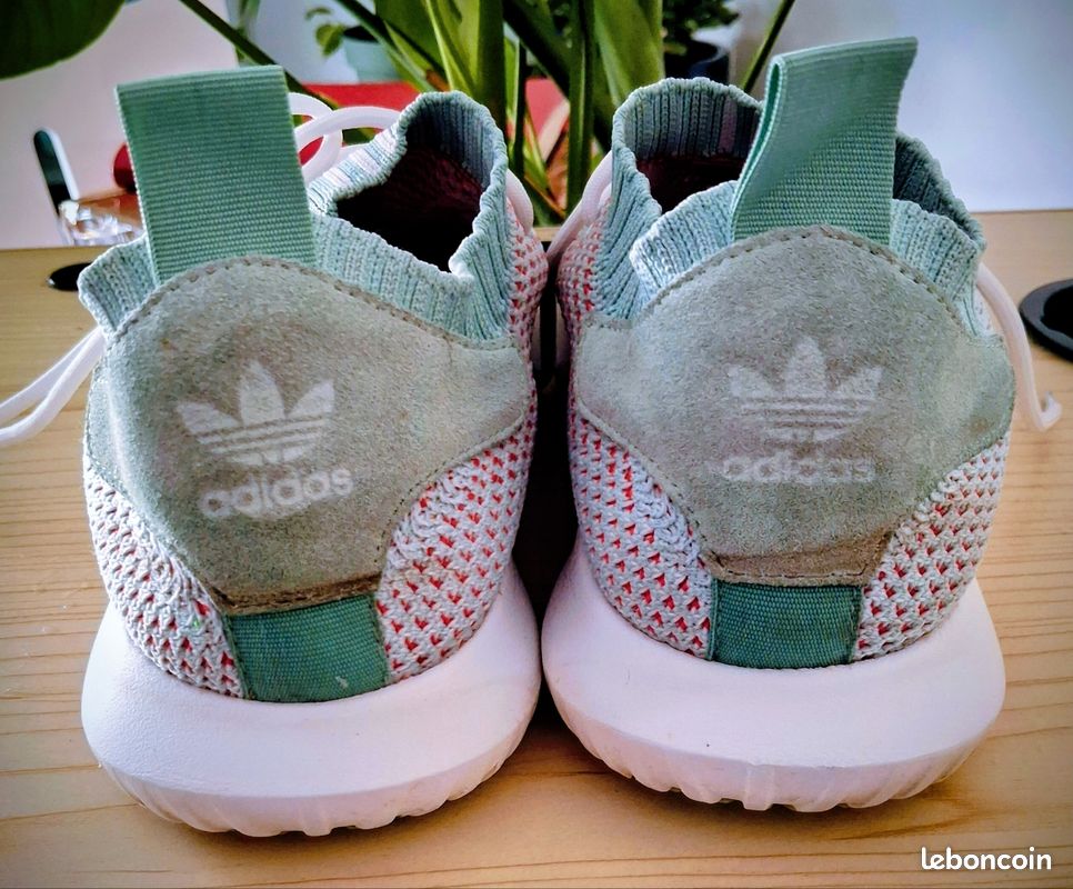 Adidas Tubular Shadow Primeknit Ftw White/ Ash Green/ Trace