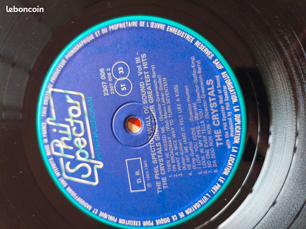 LP the Crystals sing their greatest hits-1975 (image 3)