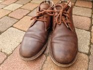 Bottes Kickers Mi-montantes Pointues En Cuir Fripé Marron - Taille 40, Très Bon état