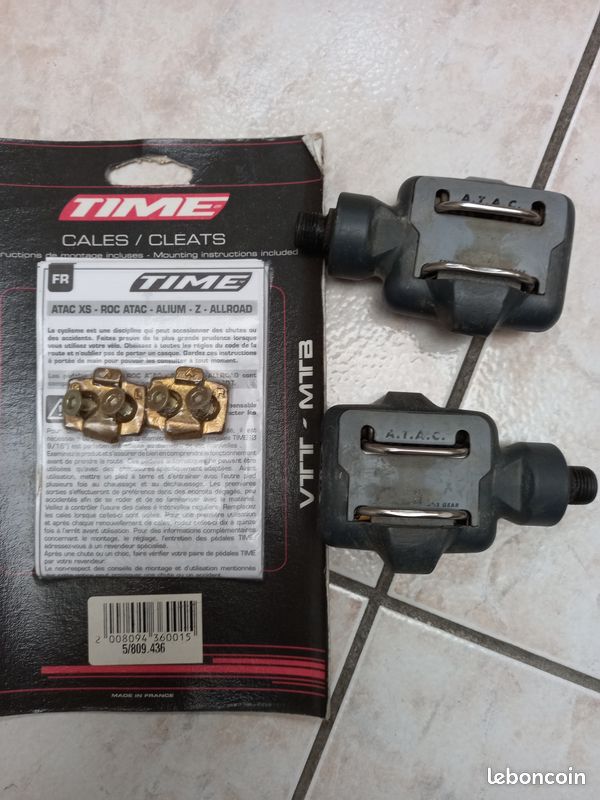 Pédales vtt time atac + cales (image 1)