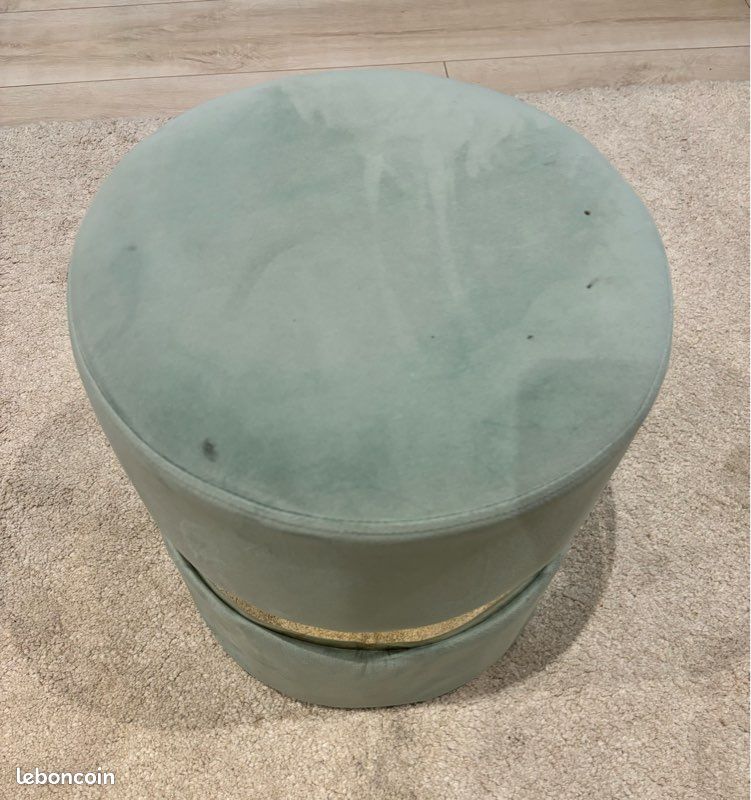 Pouf turquoise (image 2)