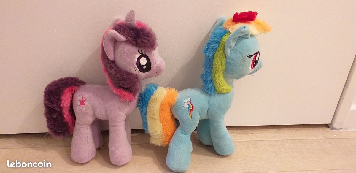 Lot de 2 peluches Little Pony (image 2)