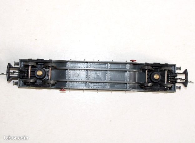 WAGON SURBAISSE SNCF + tracto-pelle Corgi réf. 6581 BO