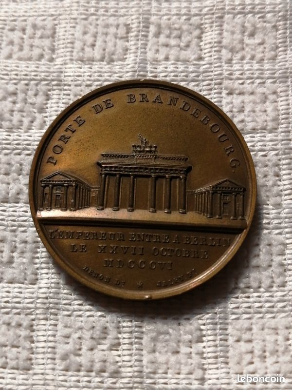Médaille Napoléon 1er "Porte de Brandebourg" (image 1)