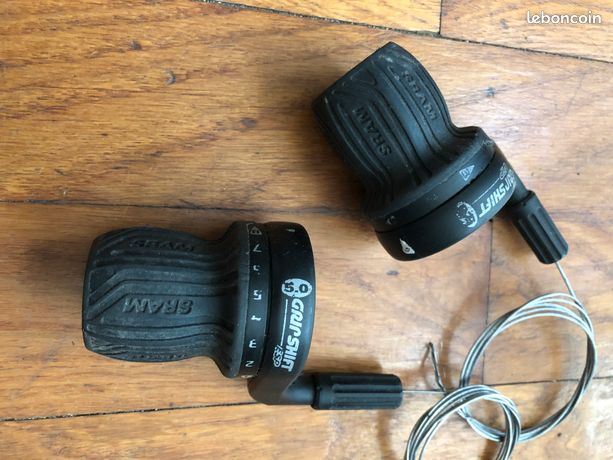 Sram set poignée tournante xo 9 vit. ar 00.0000.200.807 micro