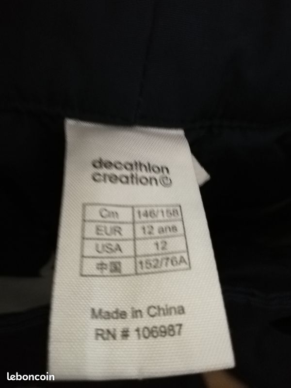 Pantalon de ski 12 ans (image 2)