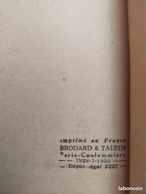 Lot de 3 livres édition 1950 (image 2)