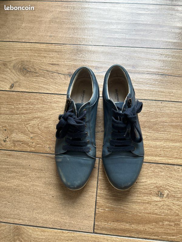 Chaussures lacets et Zip, taille 37, marque Salamander (image 2)