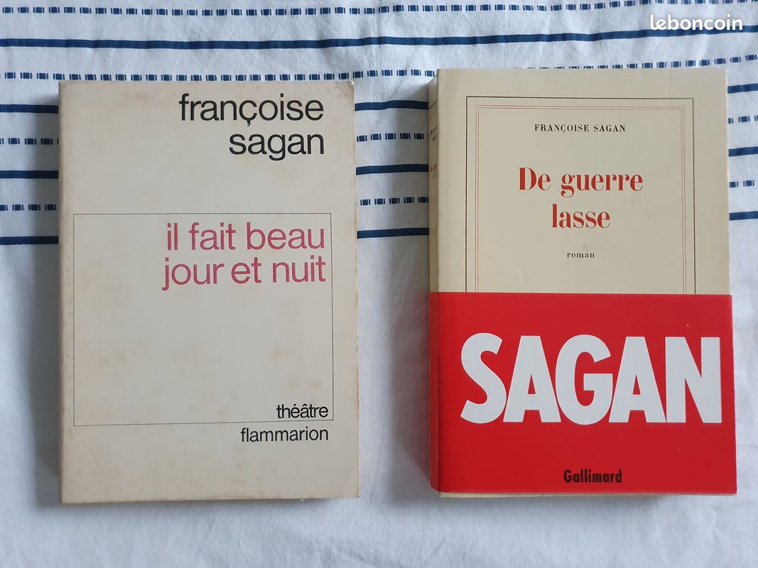 "Il fait beau jour et nuit" et "De guerre lasse" de Françoise Sagan - EO (image 1)