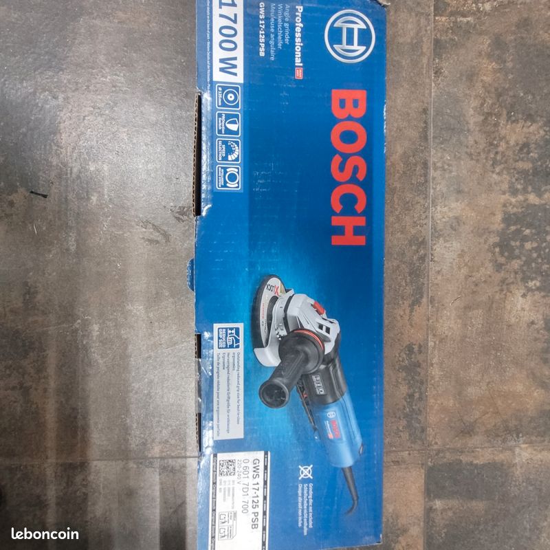 Meuleuse bosch 1700w GWS 17-125 PSB | (image 1)