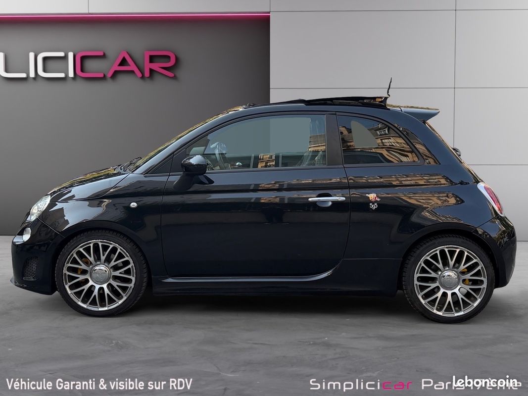 ABARTH 500 1.4 Turbo 16V T-Jet 140 ch Turismo toit ouvrant accoudoir Interscope (image 6)