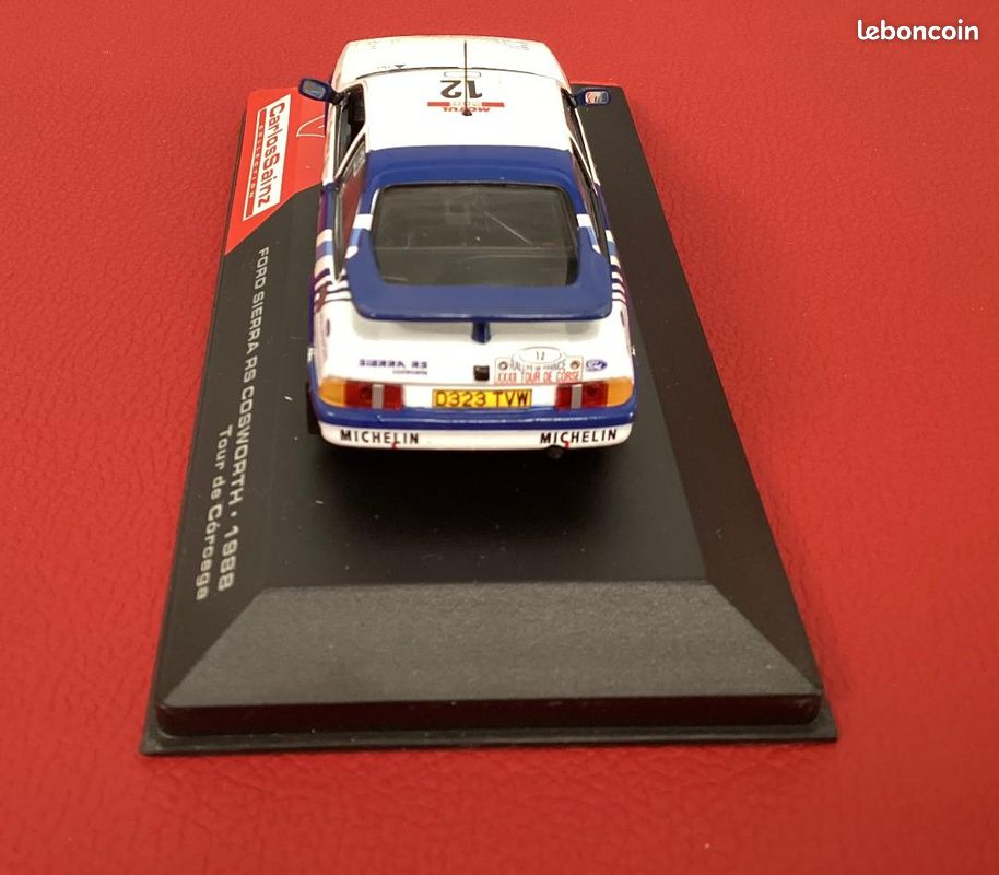 Miniature 1/43 Ford Sierra RS Cosworth N°8 - Rallye Tour De Corse 1988 Par Ixo/Altaya