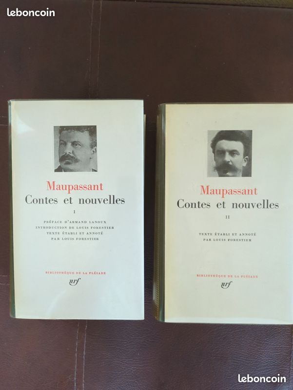 La Pléiade Maupassant contes et nouvelles tome 1 et 2 (image 1)