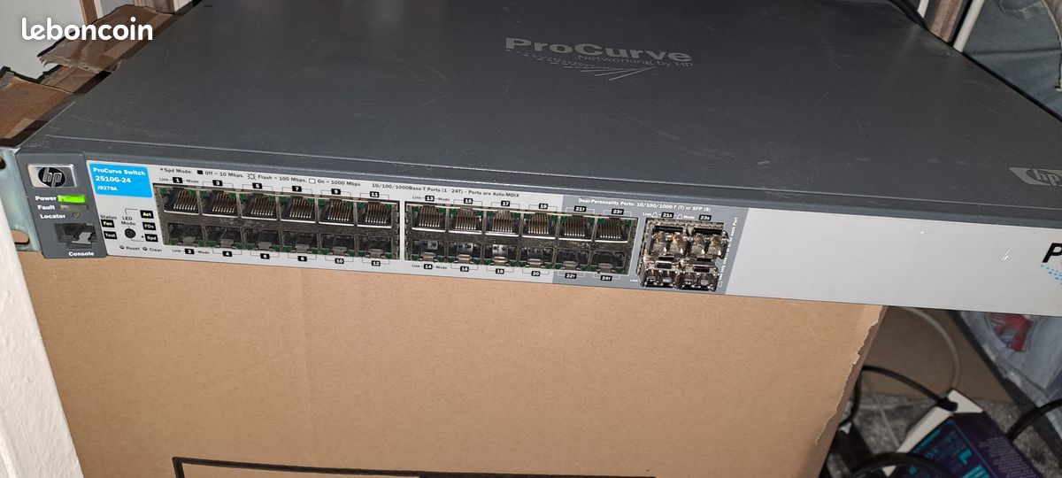 Switch HP 2510G-24 J9279A Gigabit (image 1)