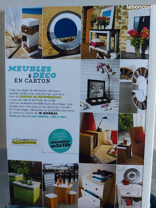 Livre apprentissage pour fabriquer meubles en cartons (image 3)