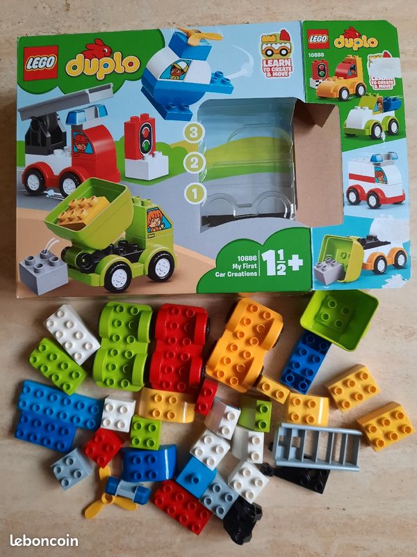Lego Duplo 10886 voitures/helico 1 an 1/2 (image 2)