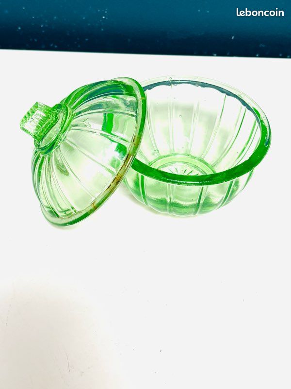 Arc Recourbé Vintage York Vert Fibre De Verre 69