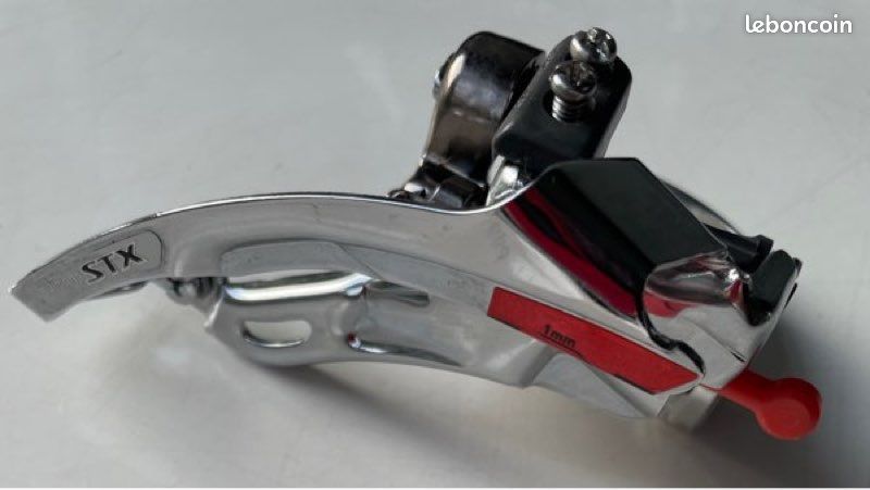 derailleur vtt avant acera-altus m313 9v. collier haut 28 6-31.8-34.9 tirage haut (en blister) (offre speciale