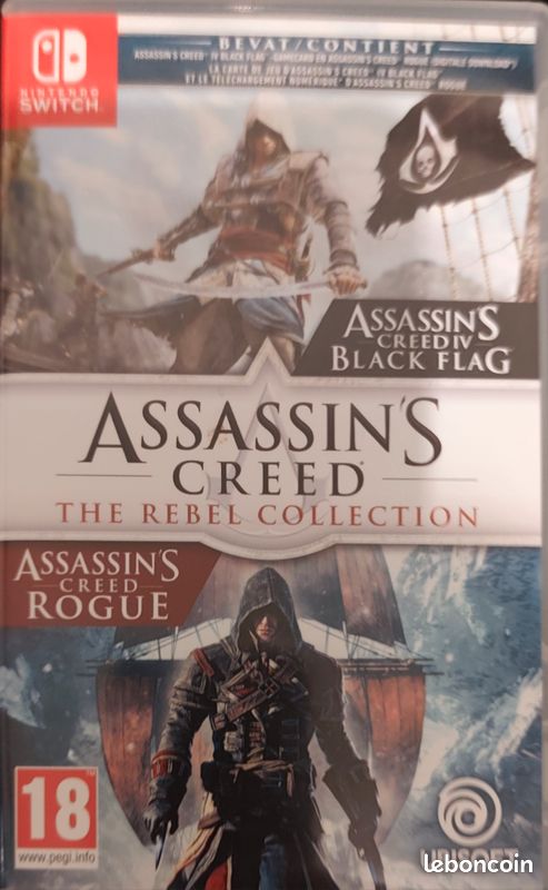 Assassins Creed the rebel collection switch (image 1)