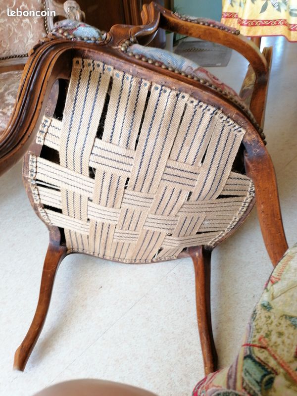 Fauteuils Louis xv TBE prix en baisse (image 3)