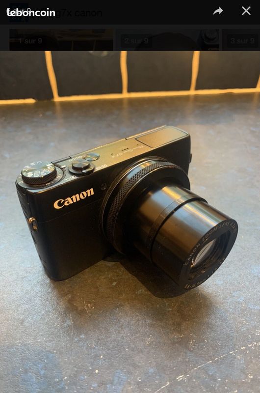 Canon PowerShot G7X 20,2 mégapixels - noir (image 2)